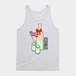 Coquito Puerto Rico Pistachio Drink Cocktail Boricua Food Tank Top